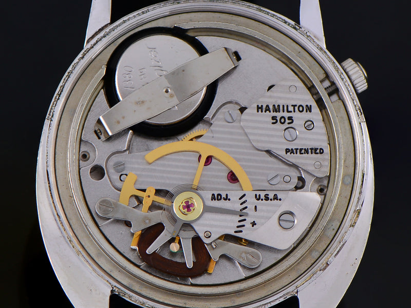 Hamilton Electric Saturn White Gold Filled 505 Electric Watch Movement