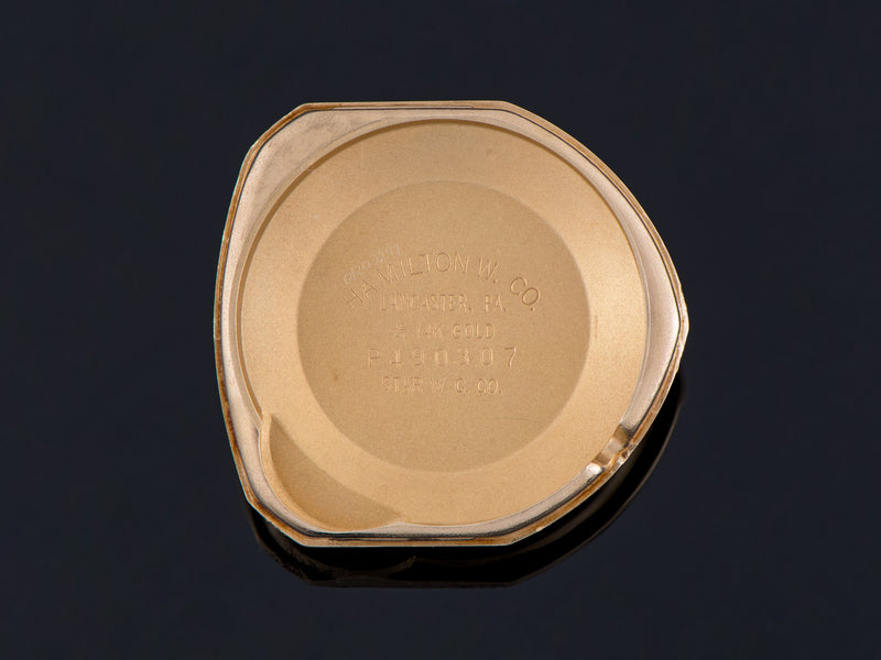 Hamilton Electric Savitar 14K Yellow Gold Inner Watch Case Back