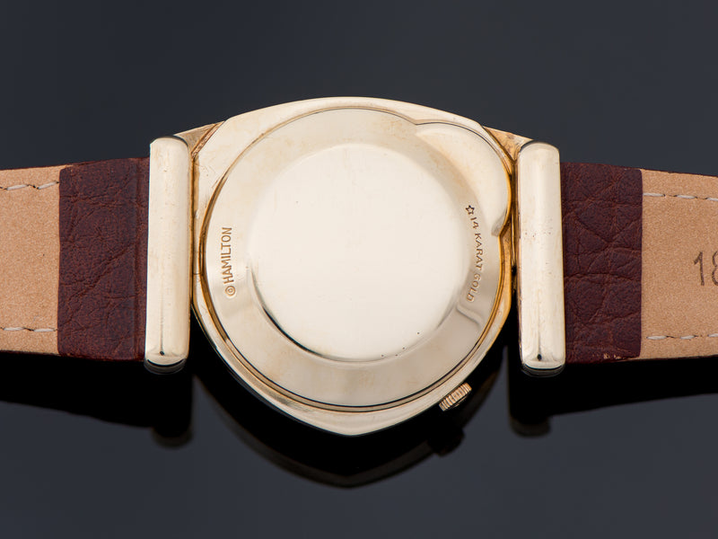Hamilton Electric Savitar 14K Yellow Gold Watch Case Back