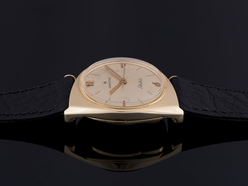 Hamilton Electric Savitar 14K Yellow Gold Watch