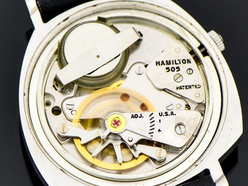 Hamilton Electric Custom Black Dial Sea-Lectric II 505 Electric Watch Movement | Vintage
