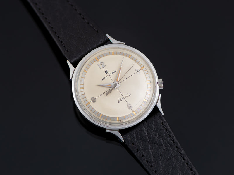 Hamilton Electric Skip Jack Stainless Steel New Old Stock Watch
