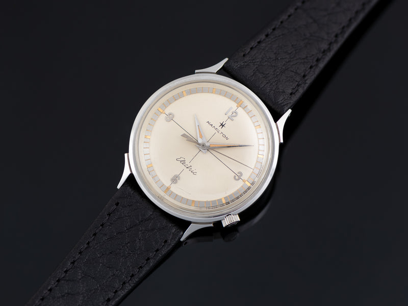 Hamilton Electric Skip Jack Stainless Steel New Old Stock Watch