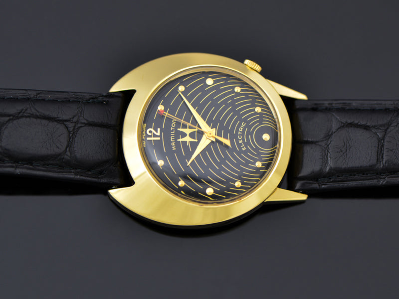 Hamilton Electric Spectra 18K Gold Original Black Hamilton Employee Award Style Dial