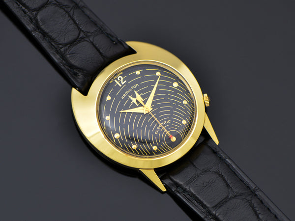 Hamilton Electric Spectra 18K Gold Original Black Hamilton Employee Award Style Dial