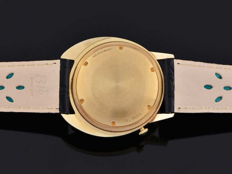 Hamilton Electric Spectra Original Finish Black Dial Watch Case Back