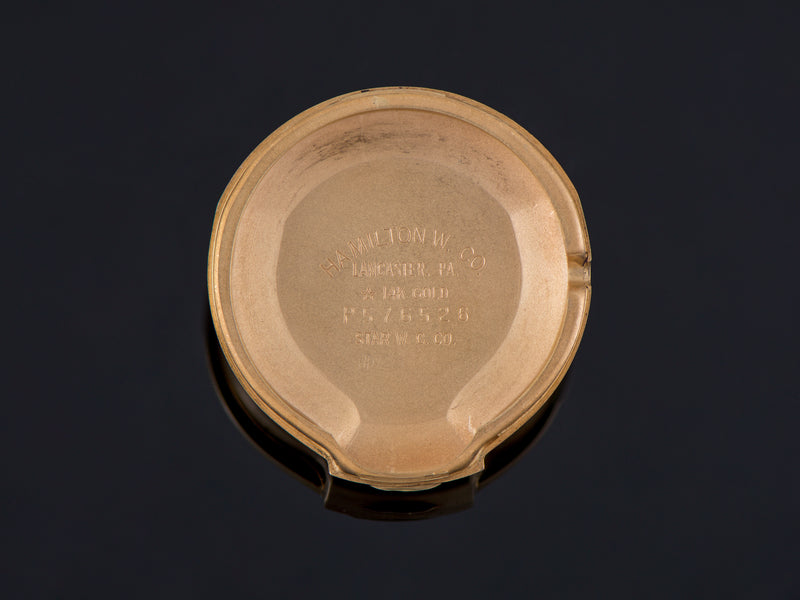 Hamilton Electric Polaris "To A Craftsman" 14K Inner Watch Case Back