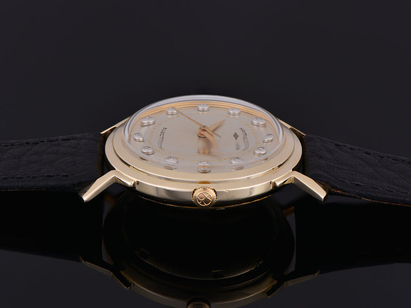 Hamilton Electric Van Horn 14K Diamond Dial Watch