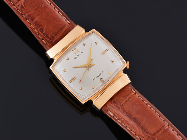 Hamilton Electric Vantage 18K Rose Gold Original Silver Dial & 502 Movement