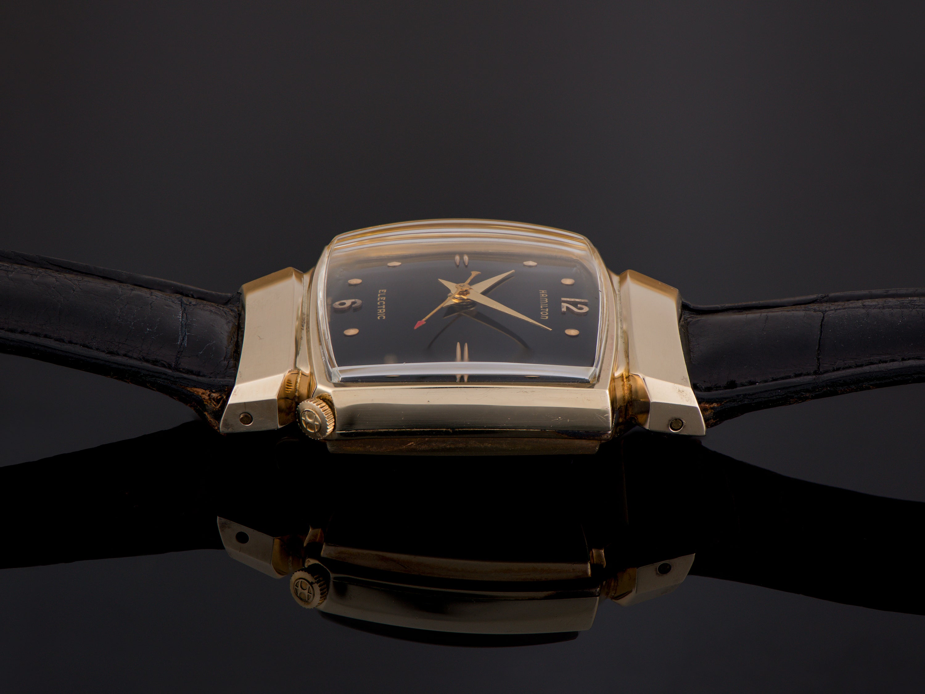 HAMILTON Electric 時計 Hamilton Electric Polaris 14K RARE 