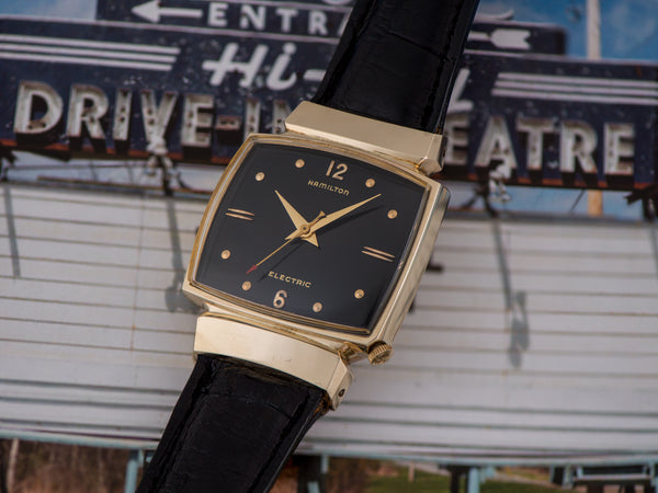 Hamilton Electric Vantage Watch with Original Black Dial