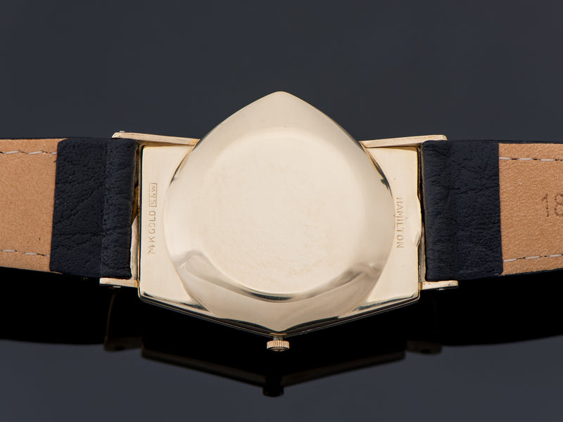 Hamilton Electric Ventura 14K Gold Watch Case Back