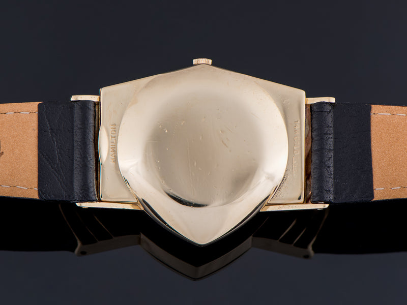 Hamilton Electric Ventura 14K Gold Watch Case Back
