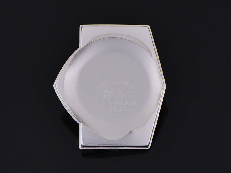 Hamilton Electric Ventura 14K White Gold Inner Watch Case Back