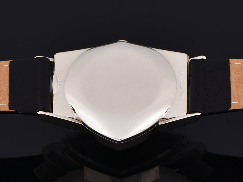 Hamilton Electric Ventura 14K White Gold Watch Case Back