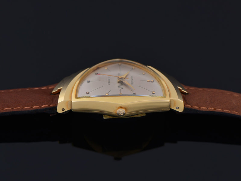Hamilton Electric Ventura Mint 18K Yellow Gold Watch