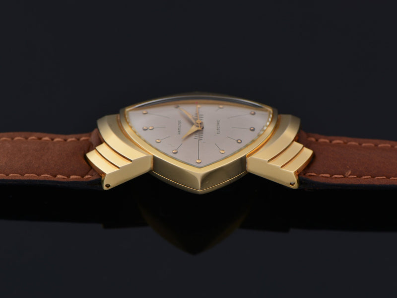Hamilton Electric Ventura Mint 18K Yellow Gold Watch