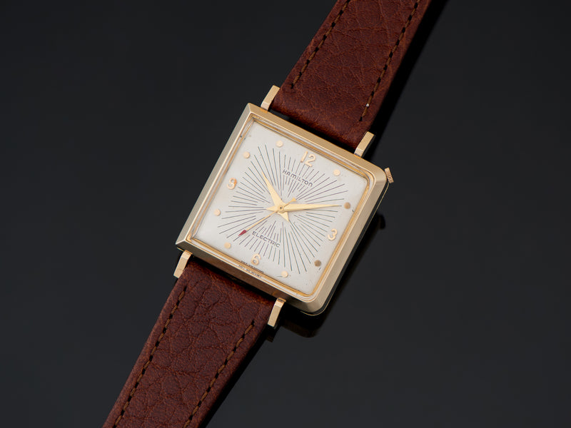 Hamilton Electric Victor Original Silver Sunburst Dial Watch