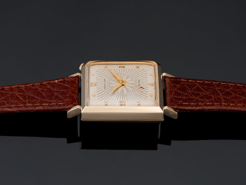 Hamilton Electric Victor Original Silver Sunburst Dial Watch