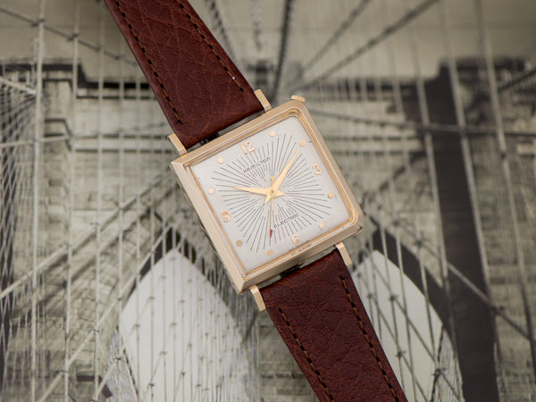 Hamilton Electric Victor Original Silver Sunburst Dial Watch