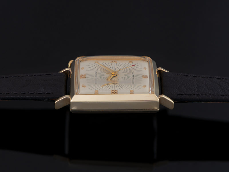 Hamilton Electric Victor Watch With Original Finish Silver Dial