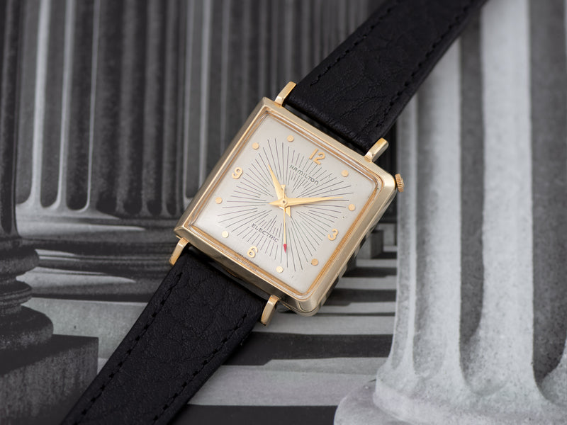 Hamilton Electric Victor Watch With Original Finish Silver Dial
