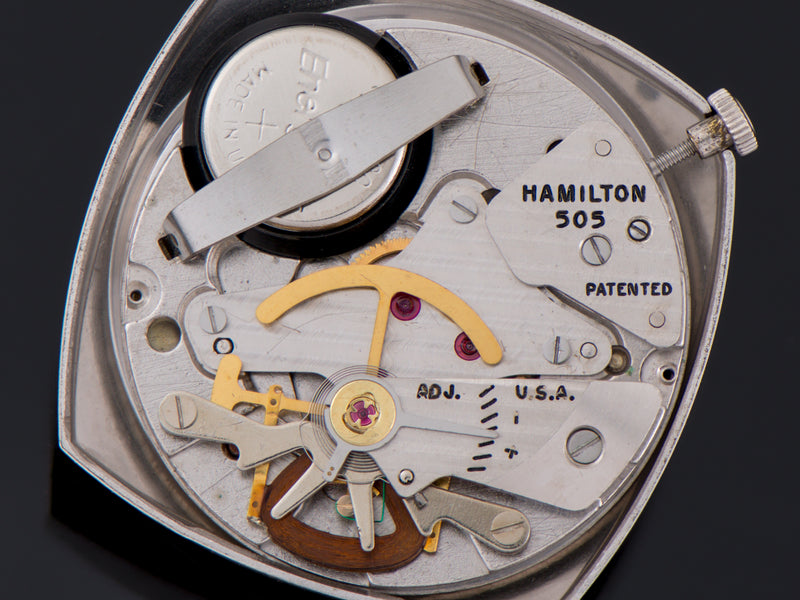 Hamilton Electric White Gold Filled Gemini 505 Electric Watch Movement
