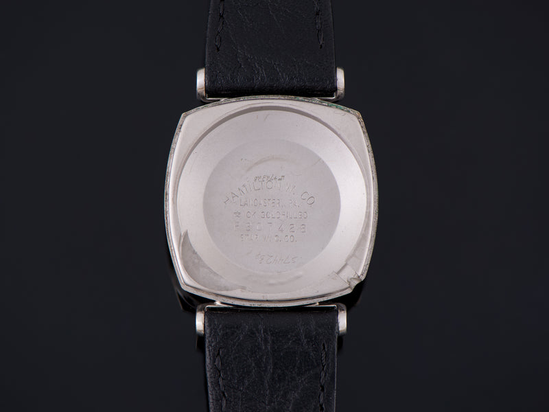 Hamilton Electric Gemini White Gold Filled Inner Watch Case Back