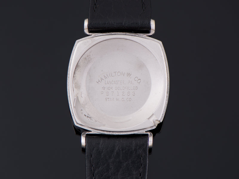 Hamilton Electric White Gold Filled Gemini Inner Watch Case Back