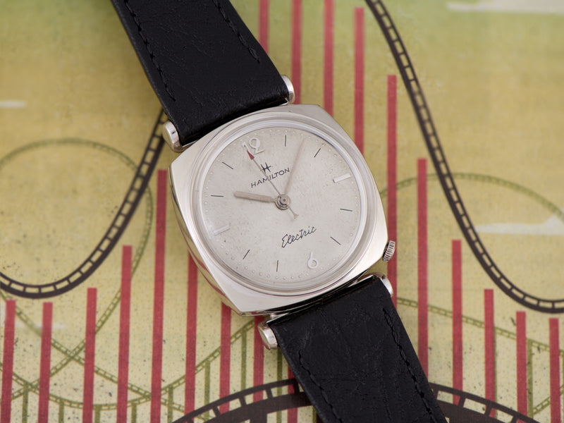 Hamilton Electric Gemini White Gold Filled Watch