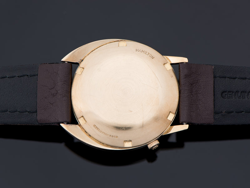 Hamilton Electric Saturn Yellow Gold Filled Watch Case Back