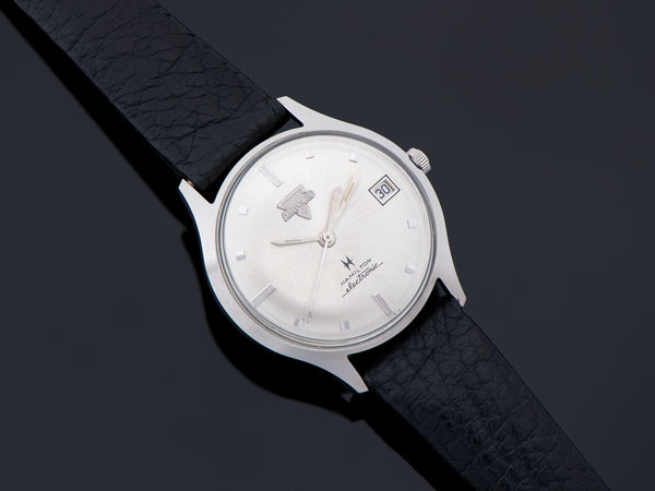 Hamilton Electronic Swiss Dynotron Armco Stainless Steel Watch NOS