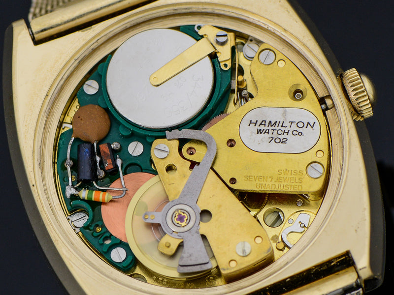 Hamilton Electronic Transistorized Watch With Original Bracelet Movement | Vintage