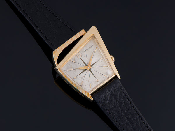 Hamilton Flight I 14K Solid Gold Watch