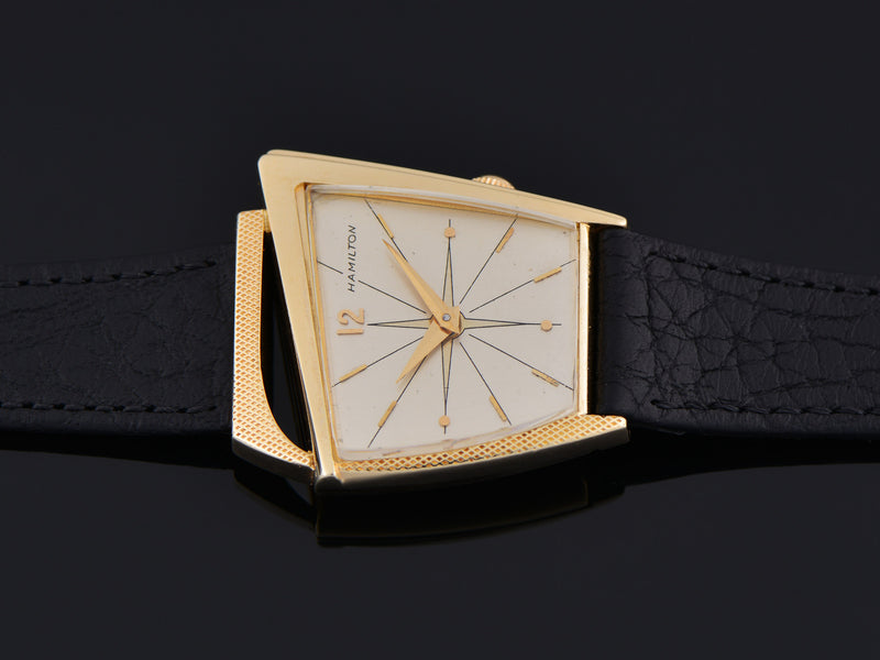 Hamilton Flight I 14K Solid Gold Watch