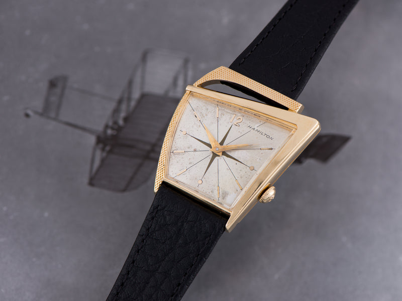Hamilton Flight I 14K Solid Gold Watch