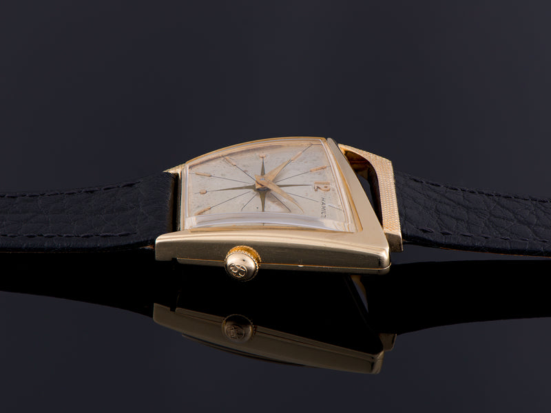 Hamilton Flight I 14K Solid Gold Watch