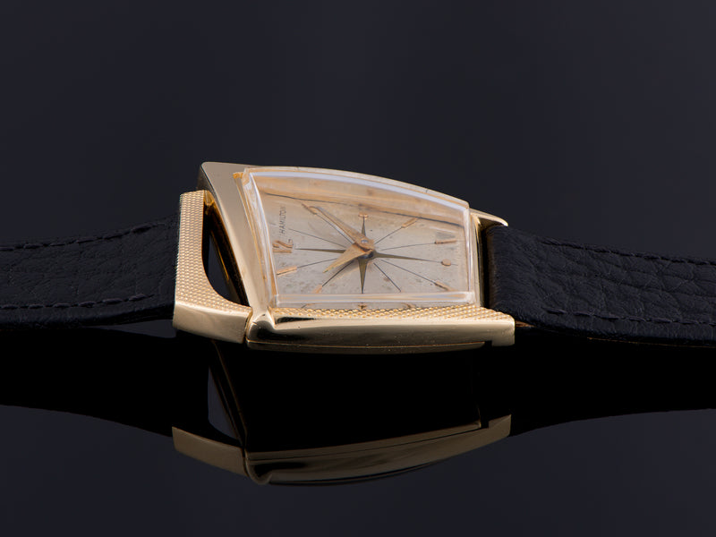 Hamilton Flight I 14K Solid Gold Watch