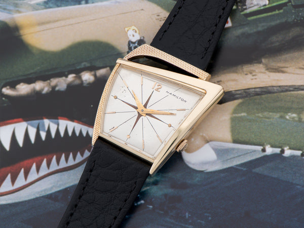 Hamilton Flight I 14K Solid Gold Watch