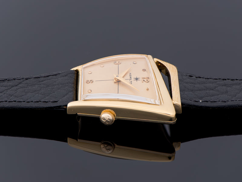 Hamilton Flight II Asymmetric Watch Champagne Dial