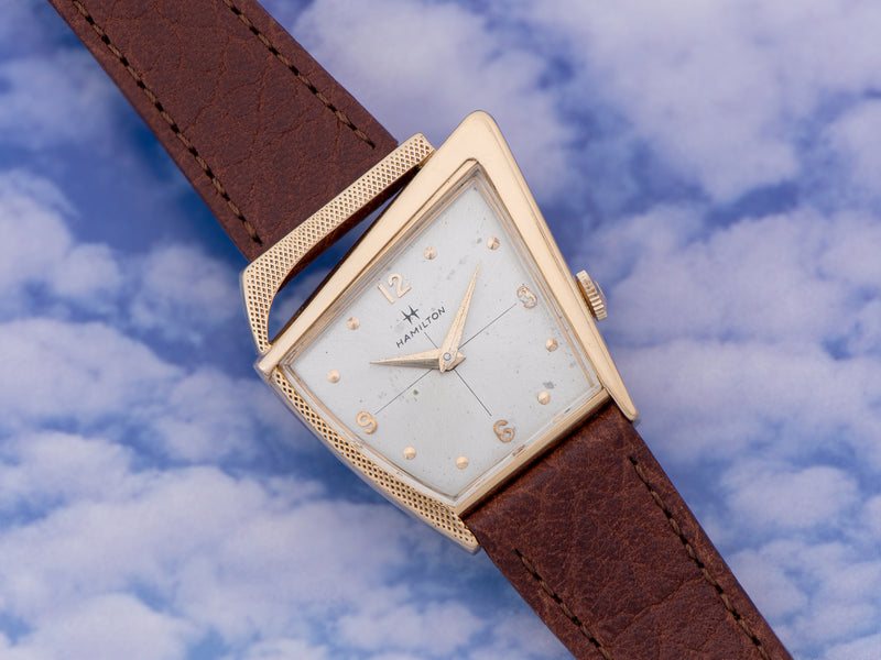 Hamilton Flight II Asymmetric Watch Original Silver Dial