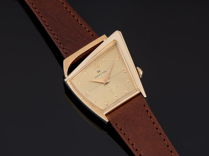 Hamilton Flight II Asymmetric Watch With Original Dial