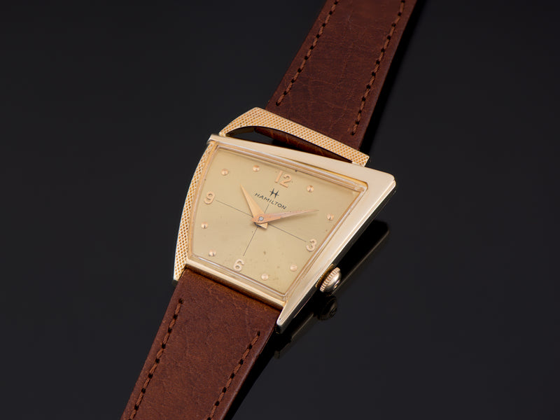 Hamilton Flight II Asymmetric Watch With Original Dial