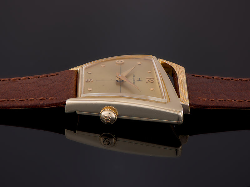 Hamilton Flight II Asymmetric Watch With Original Dial