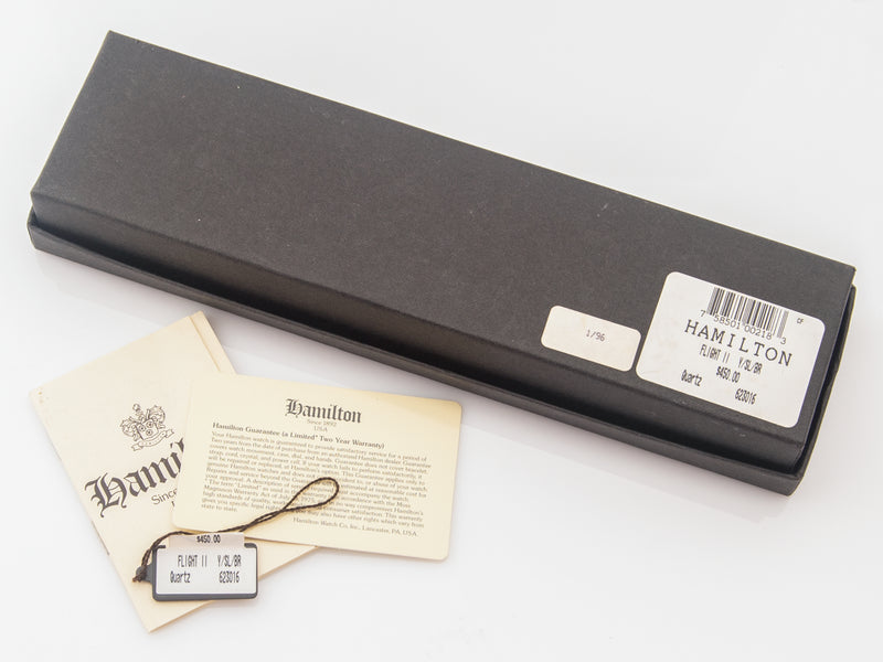 Hamilton Flight II Reissue Watch 6230 Outer Box and Papers
