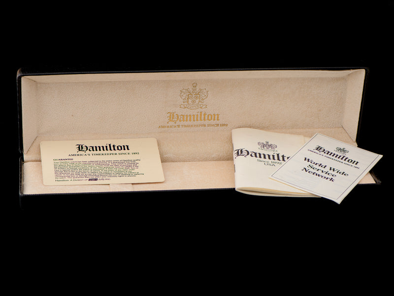 Hamilton Flight II Reissue Watch Box Open