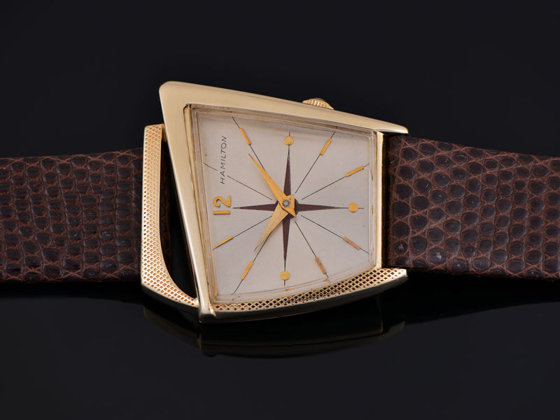 Hamilton Flight I 14K Solid Gold Watch
