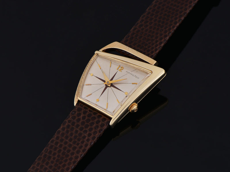 Hamilton Flight I 14K Solid Gold Watch