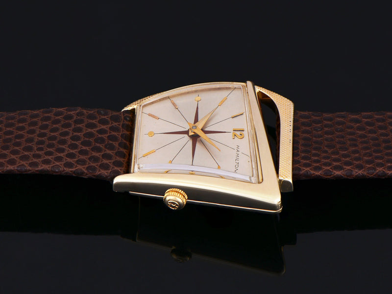 Hamilton Flight I 14K Solid Gold Watch