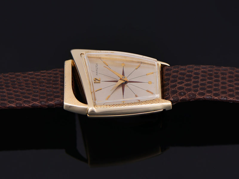 Hamilton Flight I 14K Solid Gold Watch